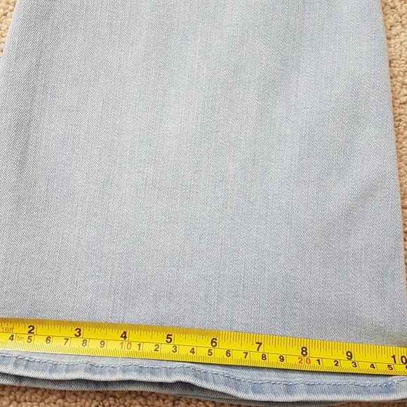 Hollister Boho Embroidered High Rise Vintage Flare Light Wash Denim Jeans Sz 26 - Picture 15 of 15